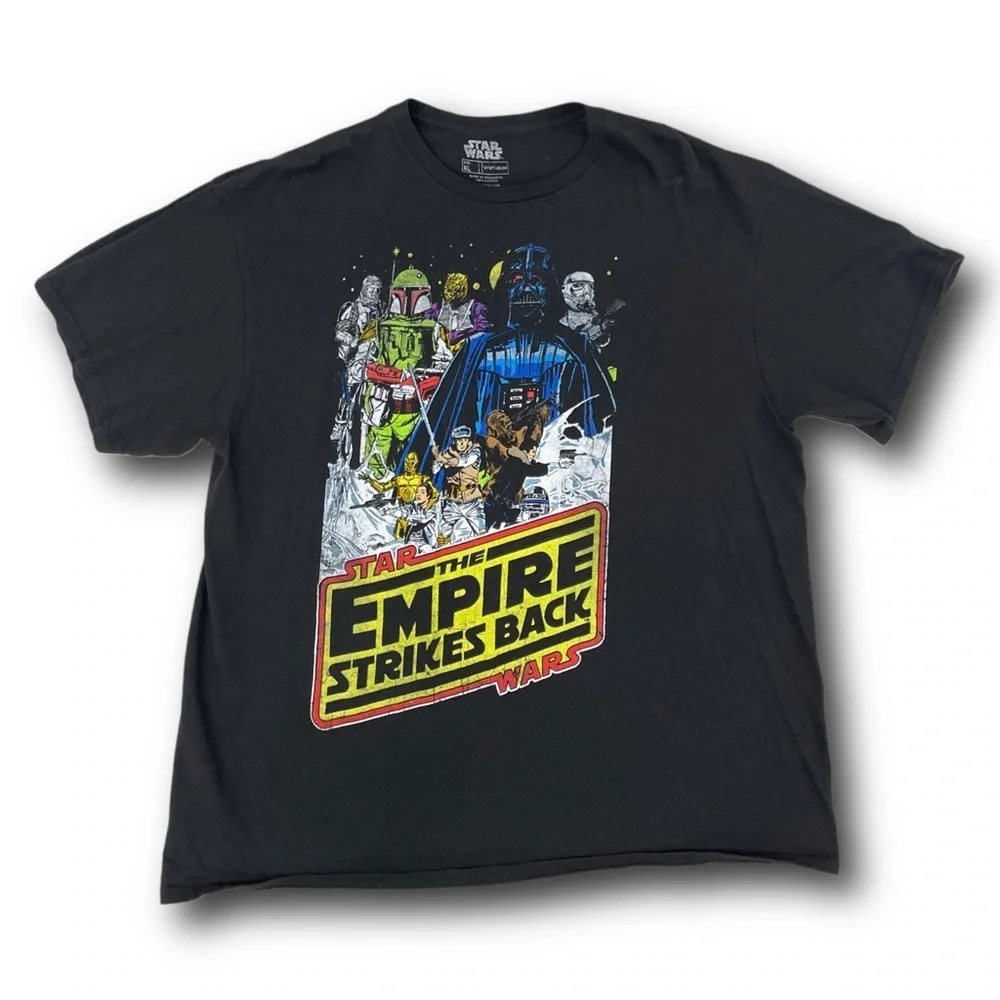 Star Wars Empire Strikes Back Darth Vader Luke Skywalker graphic t-shirt - XL - Picture 1 of 7